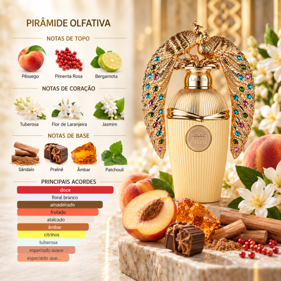 Perfume Feminino Afeef EDP – Lattafa 100ML